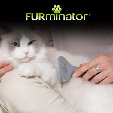 FURminator гребінець для довгошерстих собак та котів - щітка для запобігання ковтунів та сплутаного хутра, версія 2.0
