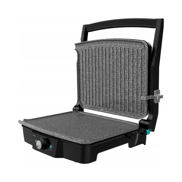 Електричний контактний гриль Cecotec Rock'nGrill, 2000 Вт, сріблястий/сірий