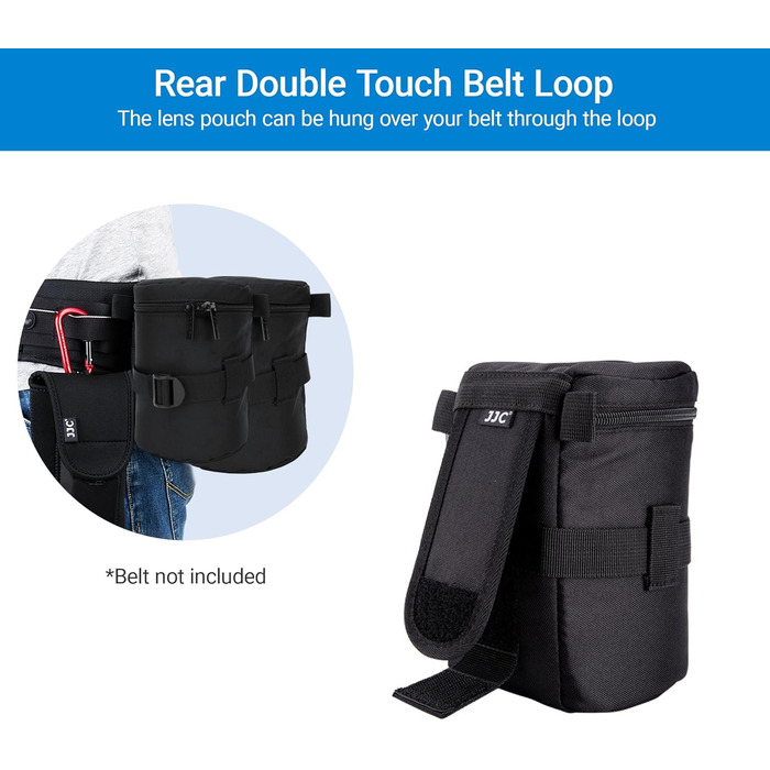 Сумка для об'єктиву JJC: захисний чохол для Canon, Nikon, Sony (XL)