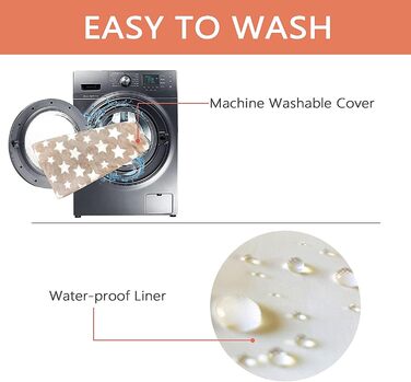 Крізь для собак, лежанка для собак, підстилка для собак, водонепроникна, 61x46x6.6 см, бежева