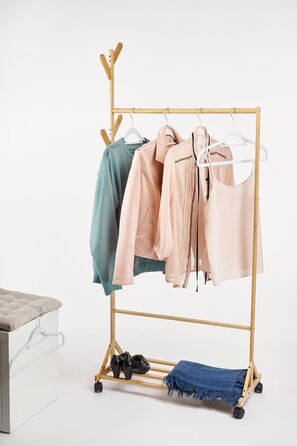 Вішалки для одягу OGIVO - набір 20 шт. з антиковзаючим покриттям, обертаються на 360°, з вирізами для плечей - для сорочок, блузок, краваток