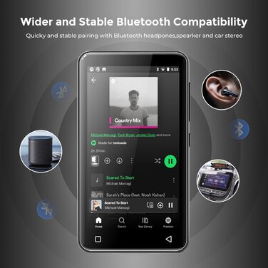MP3-плеєр Innoasis 80GB з Bluetooth та Wi-Fi, 4