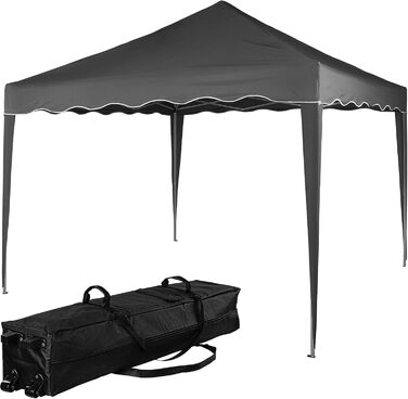 INSTENT Pavilion 3 x 3 m Basic Waterproof UV Protection 50+, Anthracite