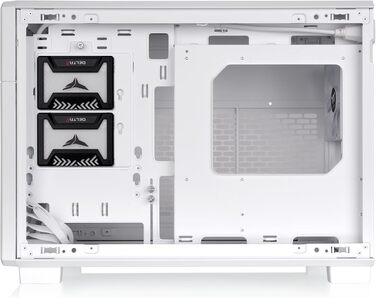 Корпус для ПК Thermaltake TR200 Micro Chassis (Micro-ATX/Mini-ITX), білий, підтримка СРО 360мм, 7 вентиляторів, USB-C