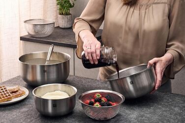 Набір мисок ZWILLING Prep 3 шт. з нержавіючої сталі 18/10 (17, 21, 25 см)