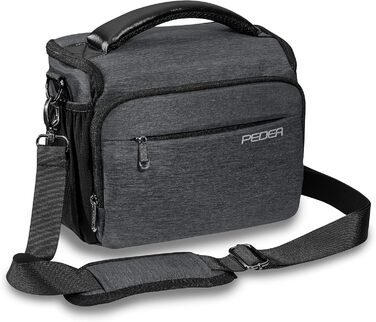 Сумка для камери Pedea Noble: DSLR/SLR, System Camera, XL, сіра