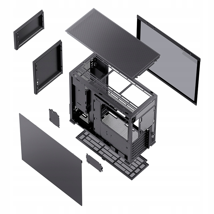 Корпус Jonsbo D41 MESH Black Mini Tower, чорний