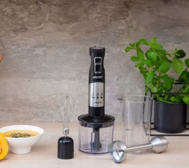 Ручний блендер MPM MBL-34M, 1500 Вт, чорний