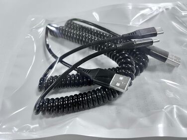 Кабель USB Type-C, 3 шт. (3M+2M+1M) для Samsung, Huawei, Xiaomi. Швидка зарядка, передача даних, нейлон.