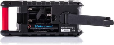Радіо Midland ER300: аварійне радіо, Powerbank, FM/AM, динамо-ліхтарик, USB, акумулятор, C1173