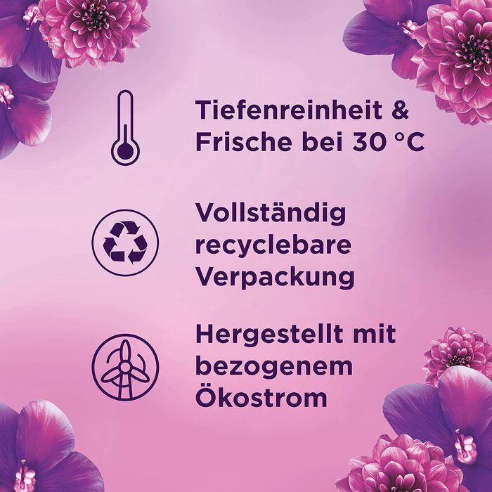 Пральний порошок Lenor Amethyst Blütentraum для пральних машин, 6.5 кг, 100 прань
