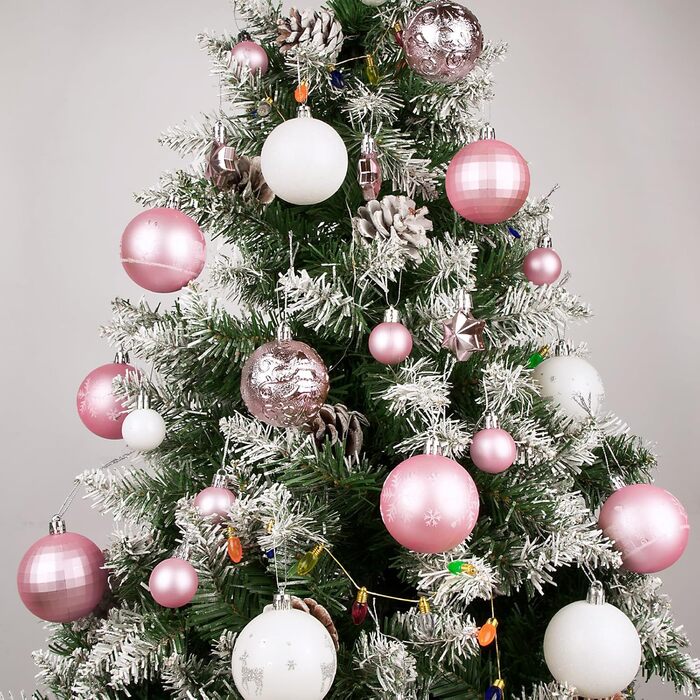 44 штуки новорічних кулі для прикраси ялинки. Декоративні кулі для ялинки, новорічні прикраси