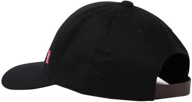 Кепка бейсболка Levi's Classic Twill Red Tab Regular чорна, 58 розмір