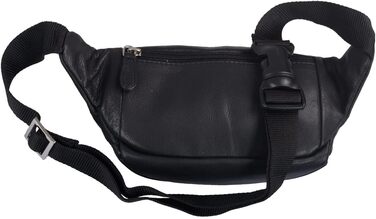 Чоловіча поясна сумка на стегні, на пояс, для бігу, на телефон, гаманець, чорна (277A)