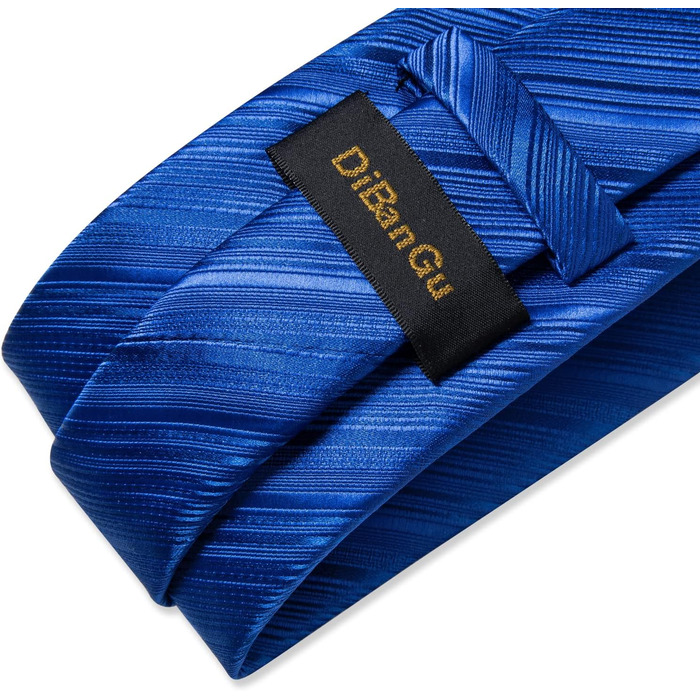 Набір краватка, нагрудна хустинка, запонки та затискач для краватки DiBanGu для чоловіків. Оливковий/чорний у смужку, підходить для весілля, ділових зустрічей та формальних заходів.