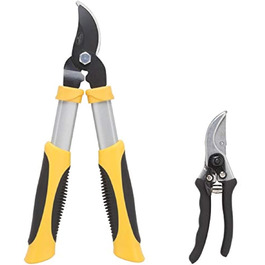 Садові та кущові ножиці Edward Tools, міцні, леза з термообробленої вуглецевої сталі, 3,8 см