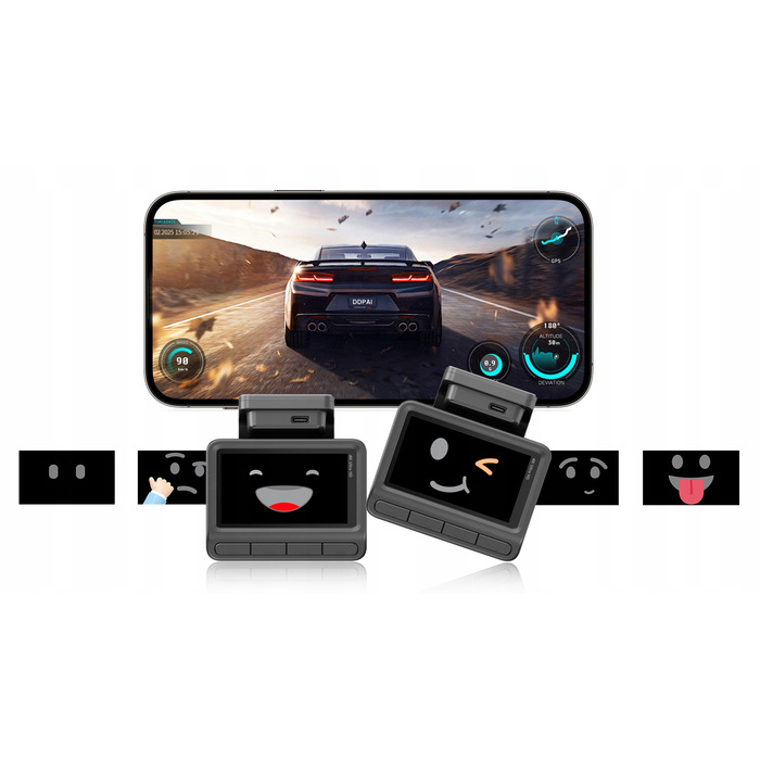 Автомобільний відеореєстратор Ddpai Z50 Pro 4K з задньою камерою та комплектом Hardwire Kit