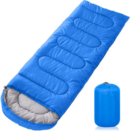 Сплячий мішок 3-4 сезони - 220 x 85 см, вологостійкий, легкий, для кемпінгу та подорожей