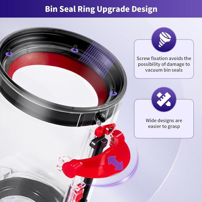 Замінник контейнера для пилу та HEPA фільтр для пилососів Dyson V11, V15, SV14, SV17, SV22, SV28 (970013-02/970013-03)