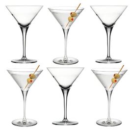 Набір келихів для Мартіні, 6 шт, 175 мл, без свинцю, придатні для миття в посудомийній машині. Келихи для Cosmopolitan, келихи для коктейлів, келихи для вечірок (люкс набір 6 шт)