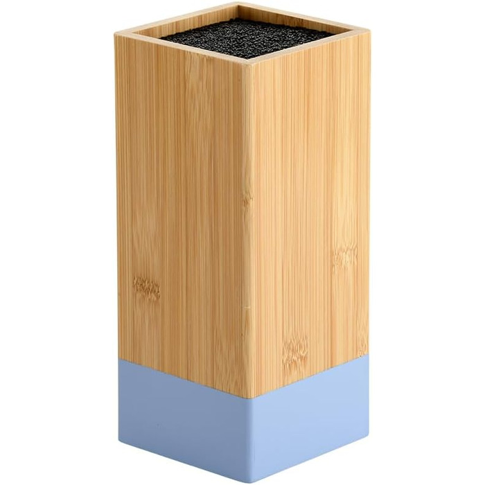 Підставка для ножів KESPER з бамбука та пластику, коричнева, 10x10x23 см