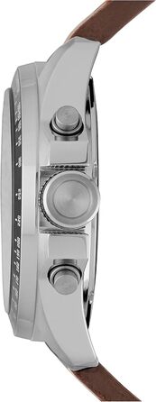 Годинник Fossil Decker для чоловіків, кварцовий хронограф з шкіряним ремінцем, коричневий