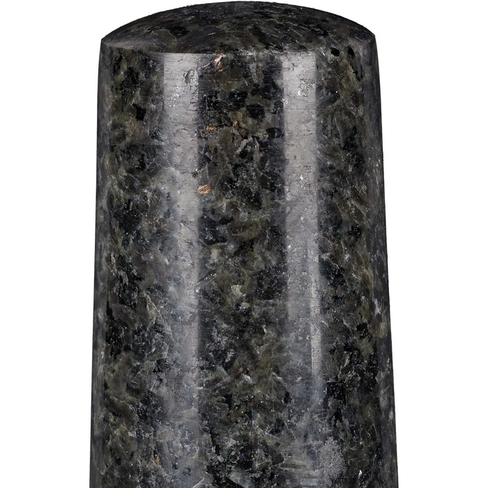 Гранітний ступка з толуштою Relaxdays для спецій та трав, 13.5 см, темно-сірий (антрацит)