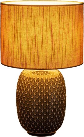 Настільна лампа Pauleen 48153 Pretty Classy з кераміки, світло-бежева, з абажуром з тканини, E27, 230V