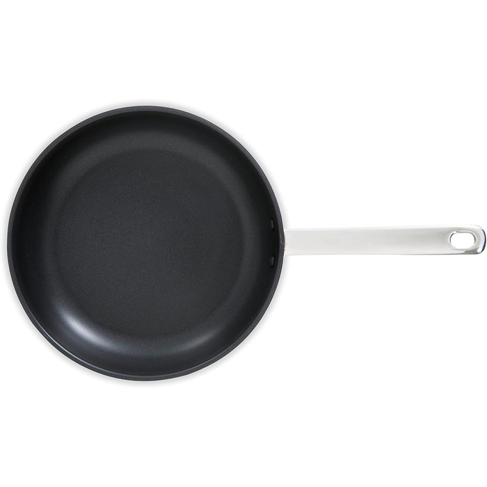 BK Cookware Сковорода Allround з нержавіючої сталі з керамічним антипригарним покриттям (28 см) з кришкою, індукційна, елегантний дизайн, скляна кришка, без PFAS, придатна для миття в посудомийній машині, 28 см