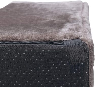 Сходинки для собак Karlie Easy Step - м'який матеріал, дерево, сірий, 60x45x40 см