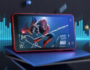 MP3-плеєр з Bluetooth та Wi-Fi, 16 ГБ, сенсорний екран, червоний