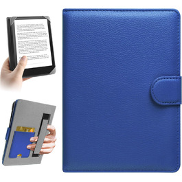 Чохол для електронного читача 6-7 дюймів: Pocketbook, Tolino, Sony, Kindle, Kobo. Захисний чохол з екошкіри, зелений (блакитний)