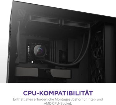 NZXT Kraken 2023: Рідинний кулер для ЦП AIO 280мм з LCD-дисплеєм - Чорний