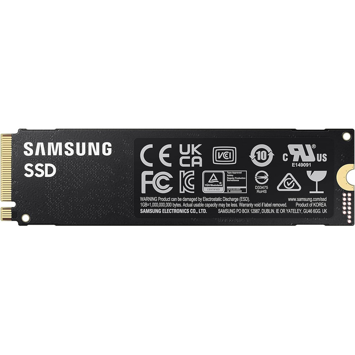SSD Samsung 980 PRO 1TB NVMe M.2 PCIe 4.0 - Внутрішній SSD для геймінгу та редагування відео