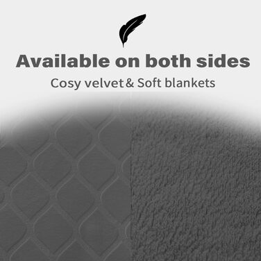 Водонепроникний килимок для собак, 127x152 см. М'який двосторонній коврик для собак великих порід, захист дивану, сірий + бежевий (світло-сірий + темно-сірий, 152x203 см)