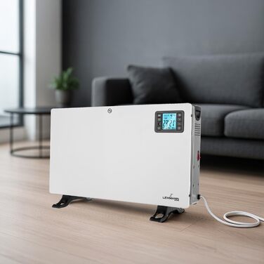 Електричний конвектор LEHMANN LHOHC-2013C: 2000 Вт, WiFi, LED, Таймер, Пульт керування