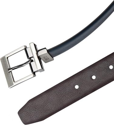 Ремінь Kenneth Cole REACTION чоловічий двосторонній, синій/чорний (34-36)