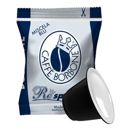 Кавові капсули Borbone Respresso Espresso, сині, сумісні з Nespresso, 400 шт