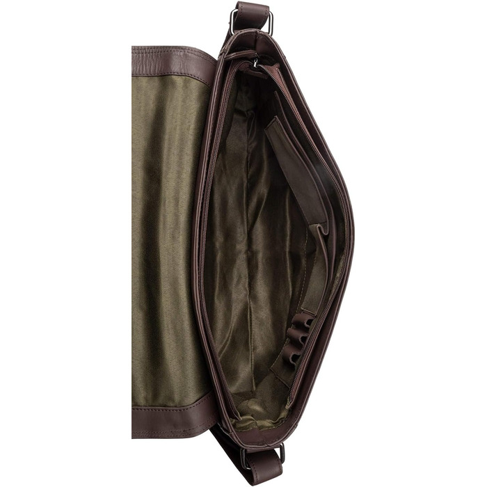 LEABAGS Чоловіча/Жіноча Лэптоп-сумка Oxford з Екошкіри, 15 дюймів – Месенджер, Робоча сумка, Сумка через плече, 38x31x10 см