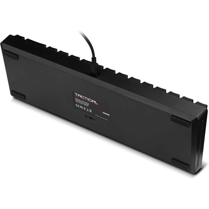 Ozone Gaming Gear Double TAP: Клавіатура + Миша, напівмеханічна, RGB, 4000 DPI, USB (Tactical US)