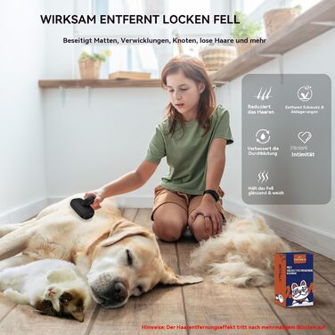 Щітка для собак та котів - самоочисна, легка у чищенні, зменшує випадання шерсті, видаляє волосся. Підходить для великих, середніх та малих тварин з довгою та короткою шерстю. Зелена (чорна, 3 шт. НОВІ)