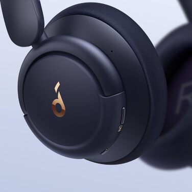 Soundcore Q30 - Бездротові навушники з активним шумозаглушенням, Bluetooth, Hi-Res звук, 40 годин роботи, блакитні