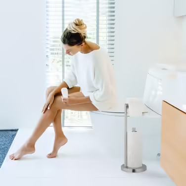 Стоячий тримач для туалетного паперу Relaxdays
