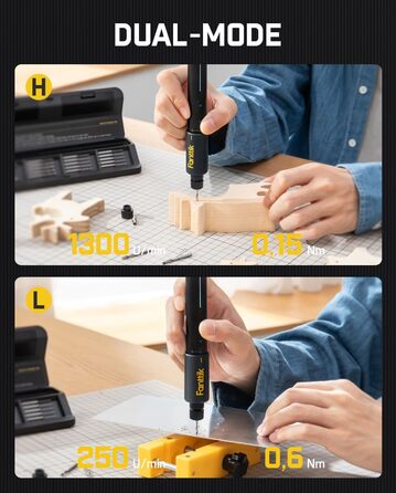 Електричний міні-дрель Fanttik K2 Nano - набір для DIY, 20 свердл, 800 mAh, для корпусу, пластику, смоли, ювелірних виробів