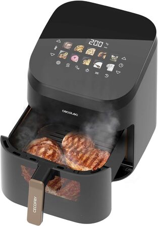 Фритюрниця Cecotec CecoFry Advance Double 9 л з подвійними кошиками, 2850 Вт, цифрова, без олії, PerfectCook