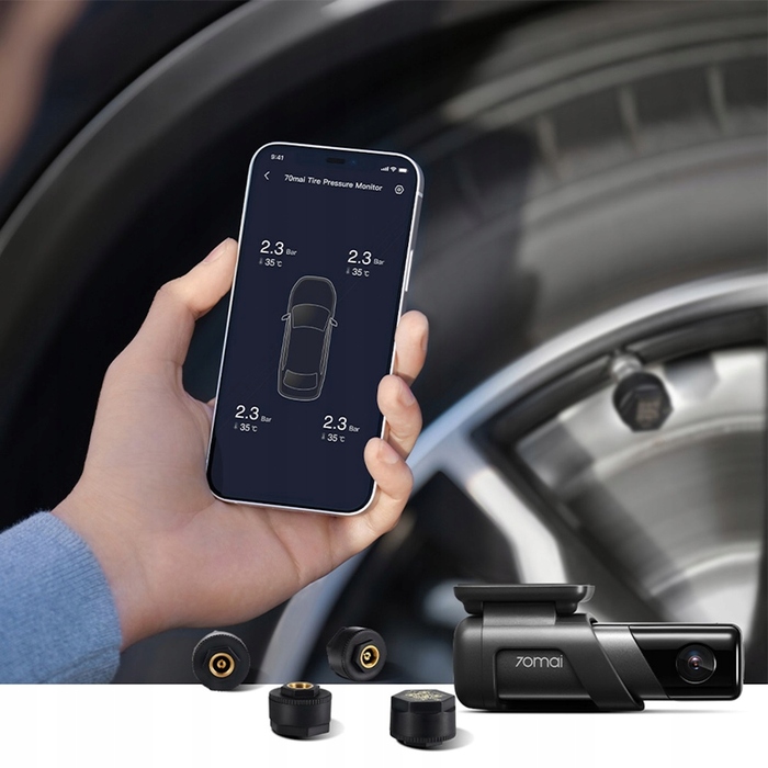 Автомобільний відеореєстратор 70mai Dash Cam M500 з карткою пам'яті 32 ГБ