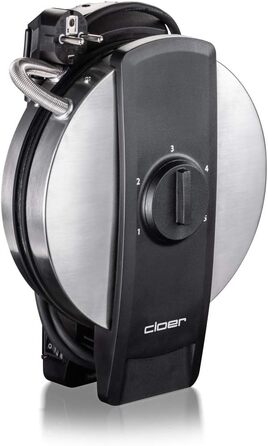 Вафельниця Cloer 1898 Professional: великі вафлі у формі серця, антипригарне покриття, 950 Вт