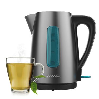 Електричний чайник Cecotec Thermosense 210 Steel, 1.7 л, 2200 Вт, корпус із нержавіючої сталі, Dark Inox