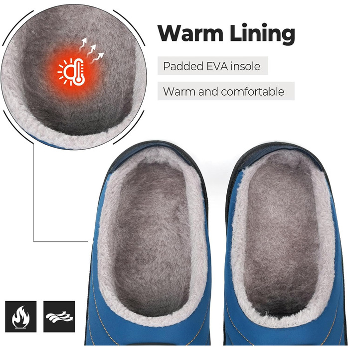 Тапочки халатні зимові Mishansha для чоловіків та жінок, теплі, з плюшевою підкладкою, розмір 35-47, зелені (блакитні, 46 EU)