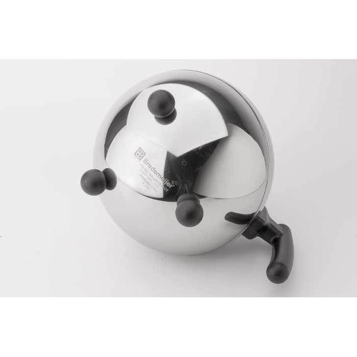 Bredemeijer Teapot 1.2 L matte black double-walled Duet Bella Ronde